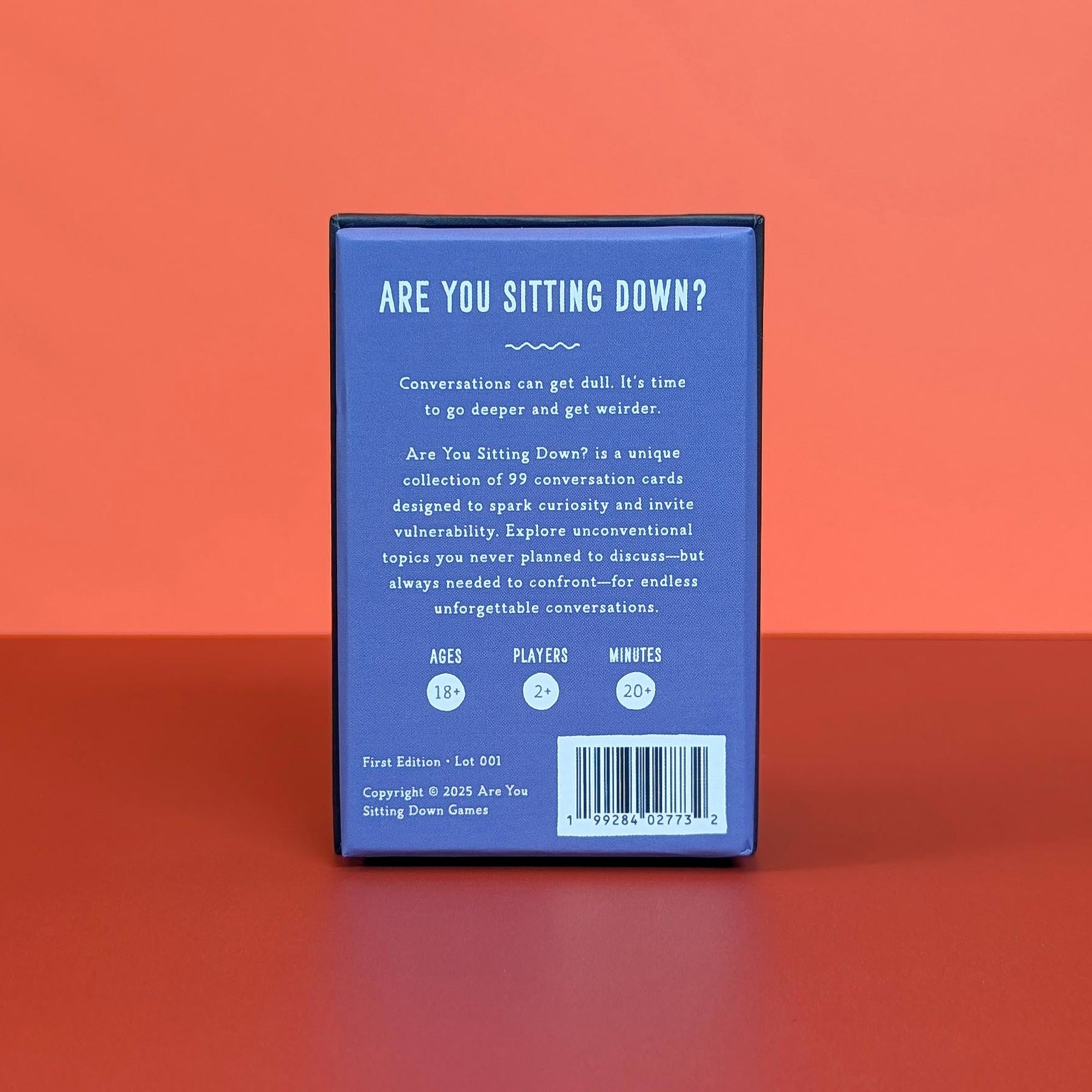 Are You Sitting Down? Game Box Back